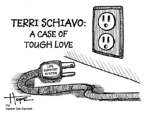 TERRI SCHIAVO-TOUGH LOVE